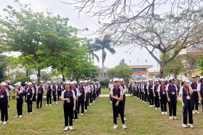 TRƯỜNG THCS GIAO CHÂU RỘN RÀNG KHÍ THẾ TẬP LUYỆN VOVINAM HƯỚNG TỚI NGÀY HỘI VÕ NHẠC NĂM HỌC 2025-2026