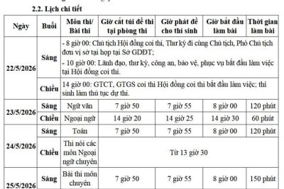 SỞ GD & ĐT TỈNH NINH BÌNH THÔNG BÁO KẾ HOẠCH TUYỂN SINH LỚP 10 THPT NĂM HỌC 2026-2027